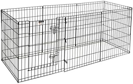 Dog Playpen - Foldable Metal Exercise Puppy Play Pen - Indoor/Outdoor Pen with - Image 4