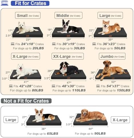 Waterproof Orthopedic Outdoor Dog Bed XL - Image 2