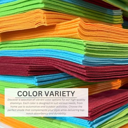 10 Pack Extra Large Original German Shammy Cloths Chamois Towels Super Absorbent - Image 2