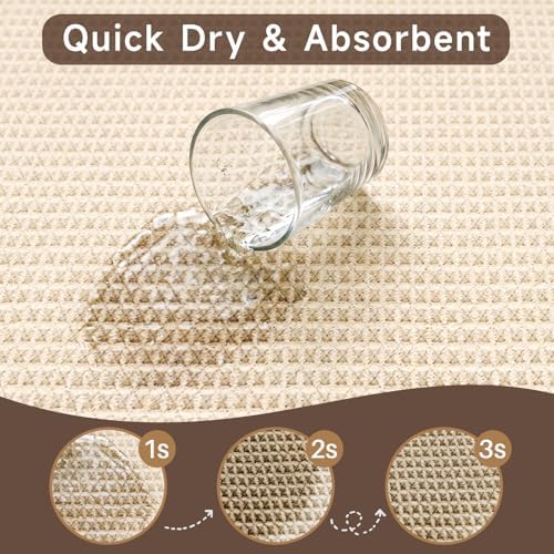 Upgraded Waffle 3x5 Rug for Entryway: Textured Washable Area Rug - Image 5