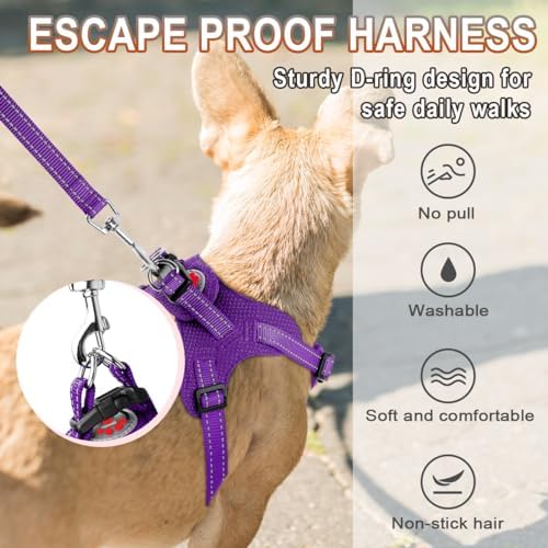Dog Harness Step in Dog Vest Harness, Reflective Adjustable Puppy No Pull - Image 4
