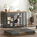 YATINEY Foldable Dog Crate Furniture, Dog Crate by Yatiney