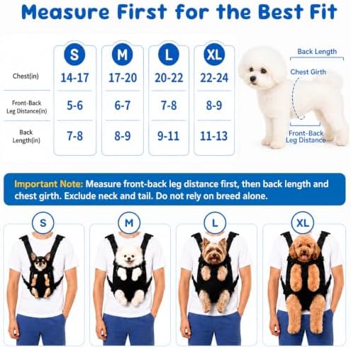 Mosago Dog Backpack Carrier, Front Chest Carrier - Image 2