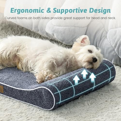 COZY KISS Orthopedic Dog Bed, for Medium Dogs up to 65 lbs - Image 4