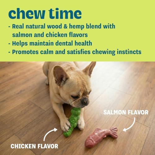 Dogwood Calming Dog Chew Toys, Chicken & Salmon - Image 3