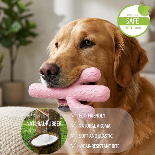 MewaJump Dog Chew Toys, Tough Rubber Dog Toys - Image 2