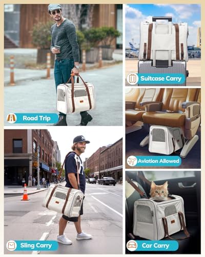 Morpilot Cat Carrier Soft for Large Medium Cats and Puppy up to 18lbs - Image 6