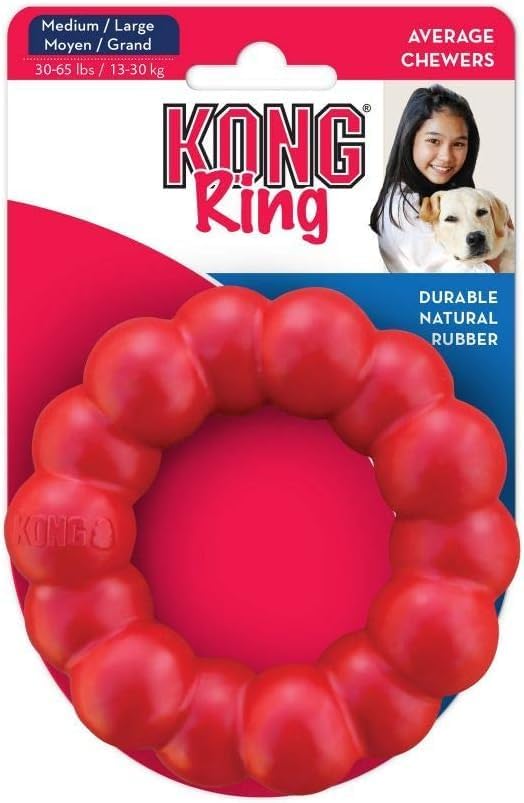 KONG Ring, Natural Rubber Chew Toy - Image 3