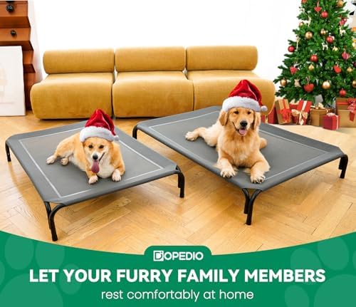 Elevated Dog Bed Outdoor Cooling Raised Cot - Image 6