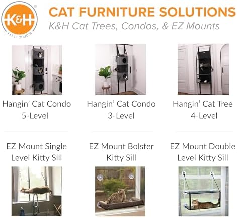 K&H Door Cat Tree, Hangin Condo 5 Level Mounted - Image 6
