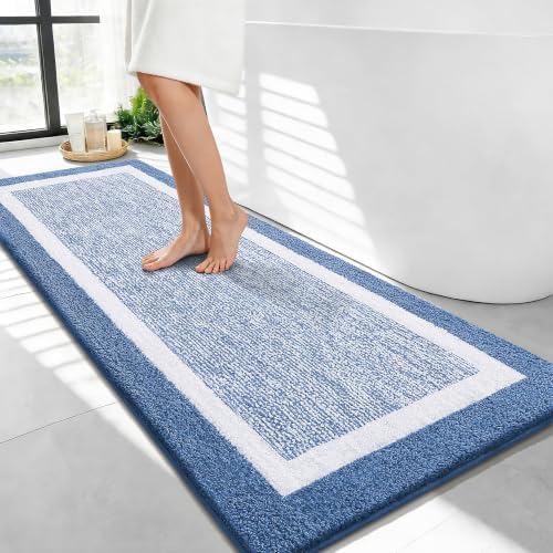 OLANLY Bathroom Runner Rugs 47x24, Long Bath Mats by OLANLY