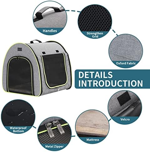 PETSFIT Collapsible Dog Crate, Travel Dog Crate - Image 3