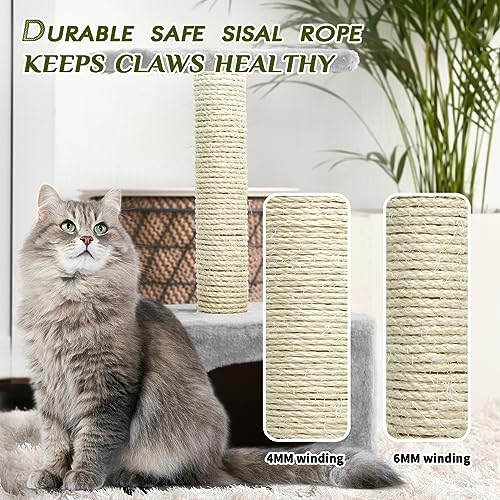 Natural Sisal Rope 1/4 Inch 6mm 164-Feet - Image 6