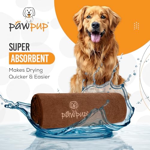 Dog Towels for Drying Dogs Super Absorbent Microfiber Pet Grooming Towel for - Image 2