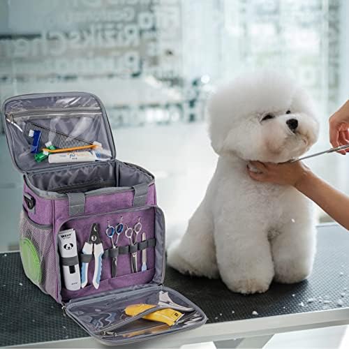 Pet Grooming Bag, Dog Grooming Supplies Organizer Tote Bag - Image 7