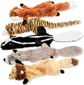 Dog Squeaky Chew Toys No Stuffing Soft Plush by FIREOR
