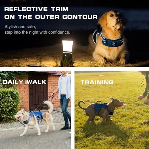 Dog Harness for Large Dogs, No Pull Tactical Vest - Image 4