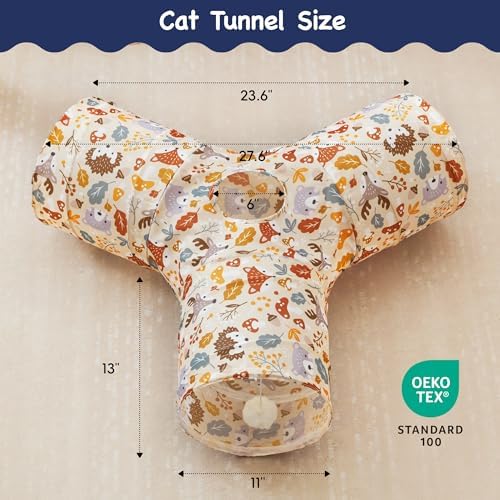 Tempcore Cat Tunnel, 3-Way Collapsible Toy - Image 2