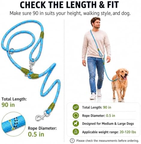 Hands Free Dog Leash Crossbody Dog Running Leash Handsfree Pet Rope - Image 4
