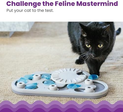 Catstages Nina Ottosson Rainy Day Puzzle & Play Cat Toy Treat Puzzle - Image 2