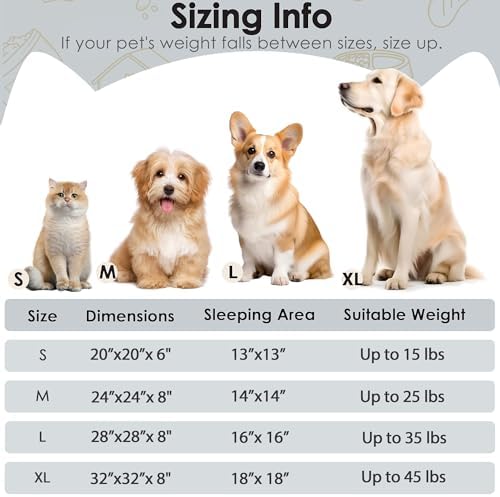 28in Large Dog Bed, Calming Donut Bed - Image 2