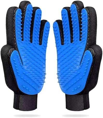 Pet Grooming Gloves – Deshedding & Bath Brush Gloves by Unknown