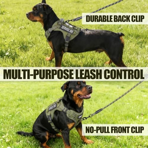 Dog Harness and Leash Set for Small Dogs, No Pull Tactical Dog Harness - Image 6