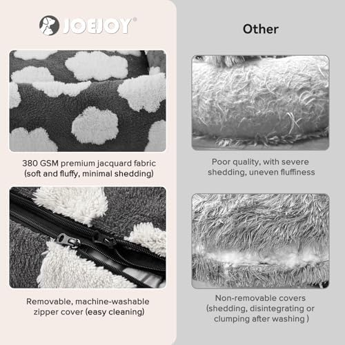 JOEJOY XL Dog Beds Large Sized Dog, Rectangle Washable Orthopedic Pet Bed - Image 3