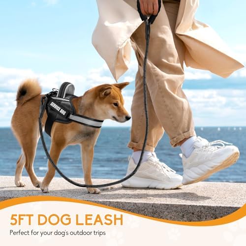 Service Dog Vest Harness and Leash Set, Animire in Training Dog Harness - Image 7