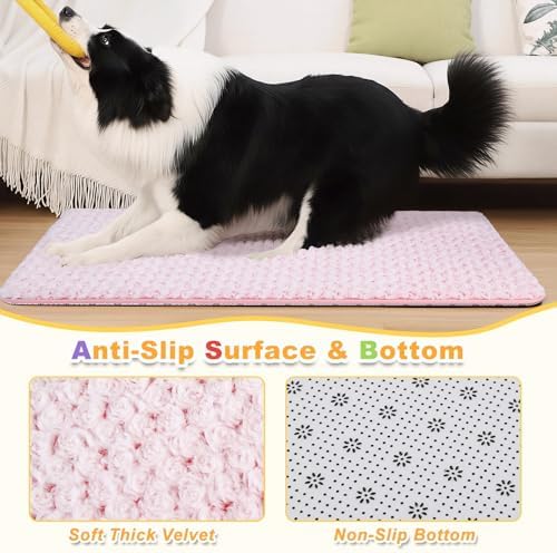 Dog Bed for Crate Pad, High Resilience Foam Crate Mat Bed - Image 3