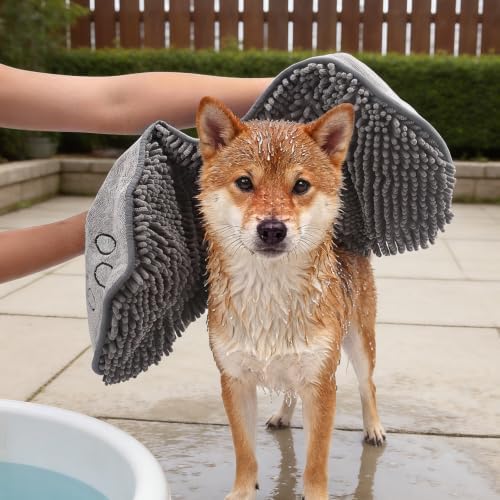 Dog Towel, Soft Odor-Resistant Bath Towel, - Image 5