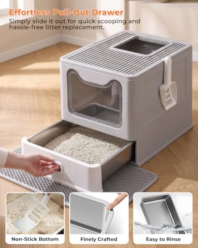 Stainless Steel Cat Litter Box - Image 3