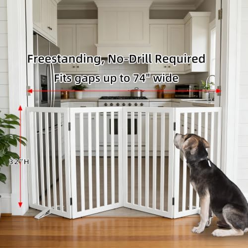 ZJSF Freestanding Indoor Dog Gate - Image 2