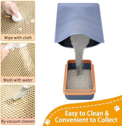 Cat Litter Mats-Extra Large 47''x36'' Litter Catcher Mat - Image 3