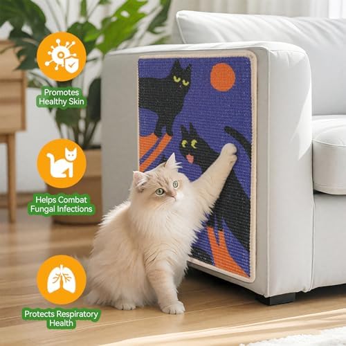 3-in-1 Sisal Cat Scratcher Mat - Image 6