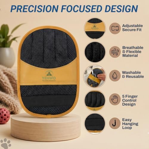 Pet Hair Remover Glove for Dogs & Cats - Image 2