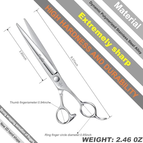 High-end Professional Dog Grooming Scissors Pet Grooming Shears 7.5 Inches - Image 2