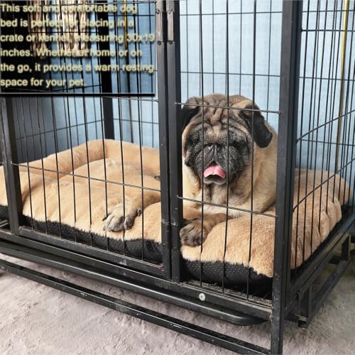 Dog Beds Crate Pad for Medium Dogs Fit Metal Crates or Cages, Ultra Soft Dog - Image 3