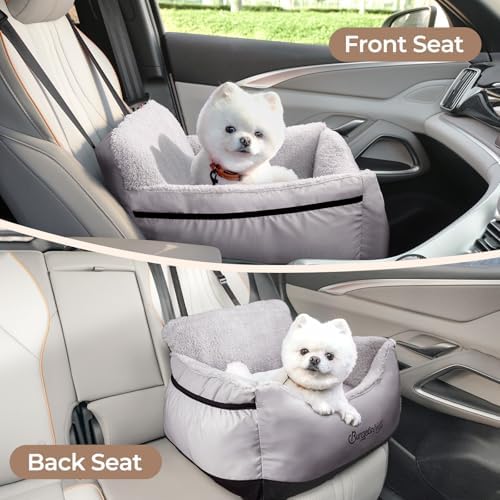 BurgeonNest Dog Car Seat for Small Dogs & Cats Under 25 lbs - Image 3