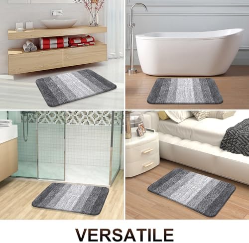 OLANLY Bathroom Runner Rug 40x20, Extra Soft Absorbent Microfiber Bath Rugs - Image 7