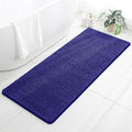 Chenille Bathroom Runner Rug 24"x60" Royal Blue, Plush Bath Mat by Kildoss