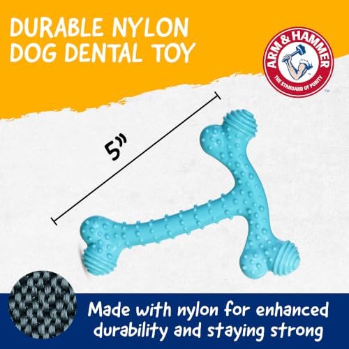 Arm & Hammer Nubbies T-Bone Dental Dog Chew Toy, Peanut Butter - Image 5