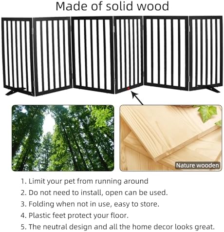ZJSF Freestanding Indoor Dog Gate - Image 6