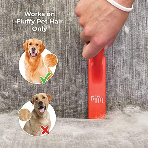 Lilly Brush Fluffy Pet Hair Clean-Up Gentle Bristled Brush - Image 2