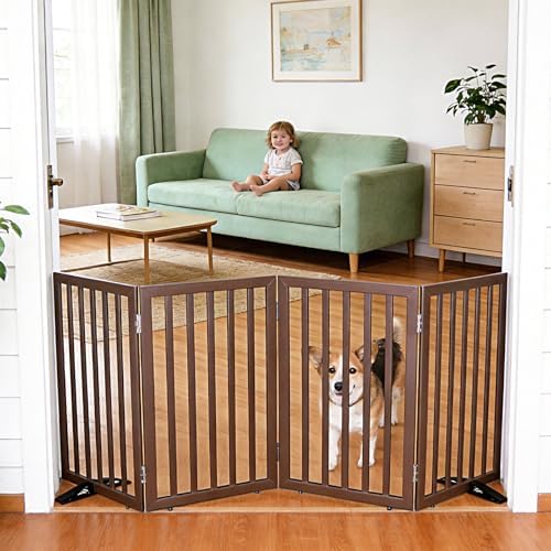 ZJSF Freestanding Indoor Dog Gate by ZJSF