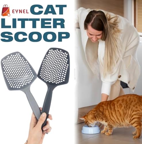 Set of 3 Cat Litter Scoop with Small Holes, Deep Sifting Shovel - Image 6