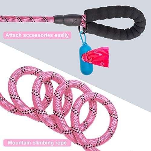 BEAUTYZOO Dog Leash for Large Dogs, 6FT Heavy Duty Rope Leash Bulk, 3 Pack - Image 5
