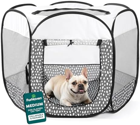 FurHaven Soft-Sided Dog & Cat Playpen, Portable Foldable Indoor & Outdoor Pet by FurHaven