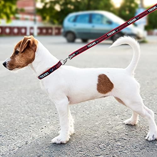 Pets First NFL Licensed Houston Texans Pet Leash, Size Small – Durable Satin - Image 5