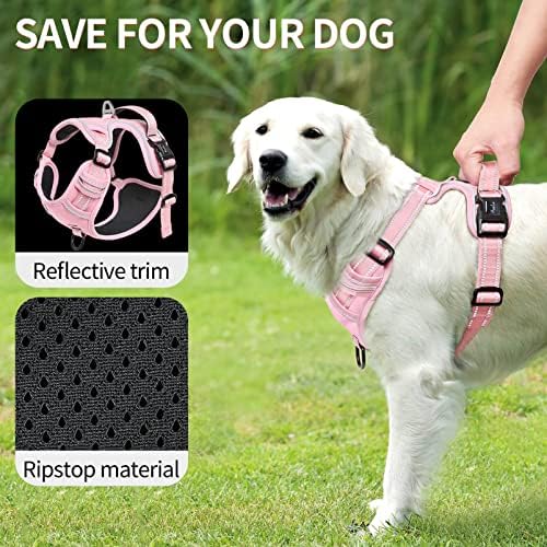 HEELE Dog Harness, No Pull Adjustable Padded Reflective Harness - Image 5